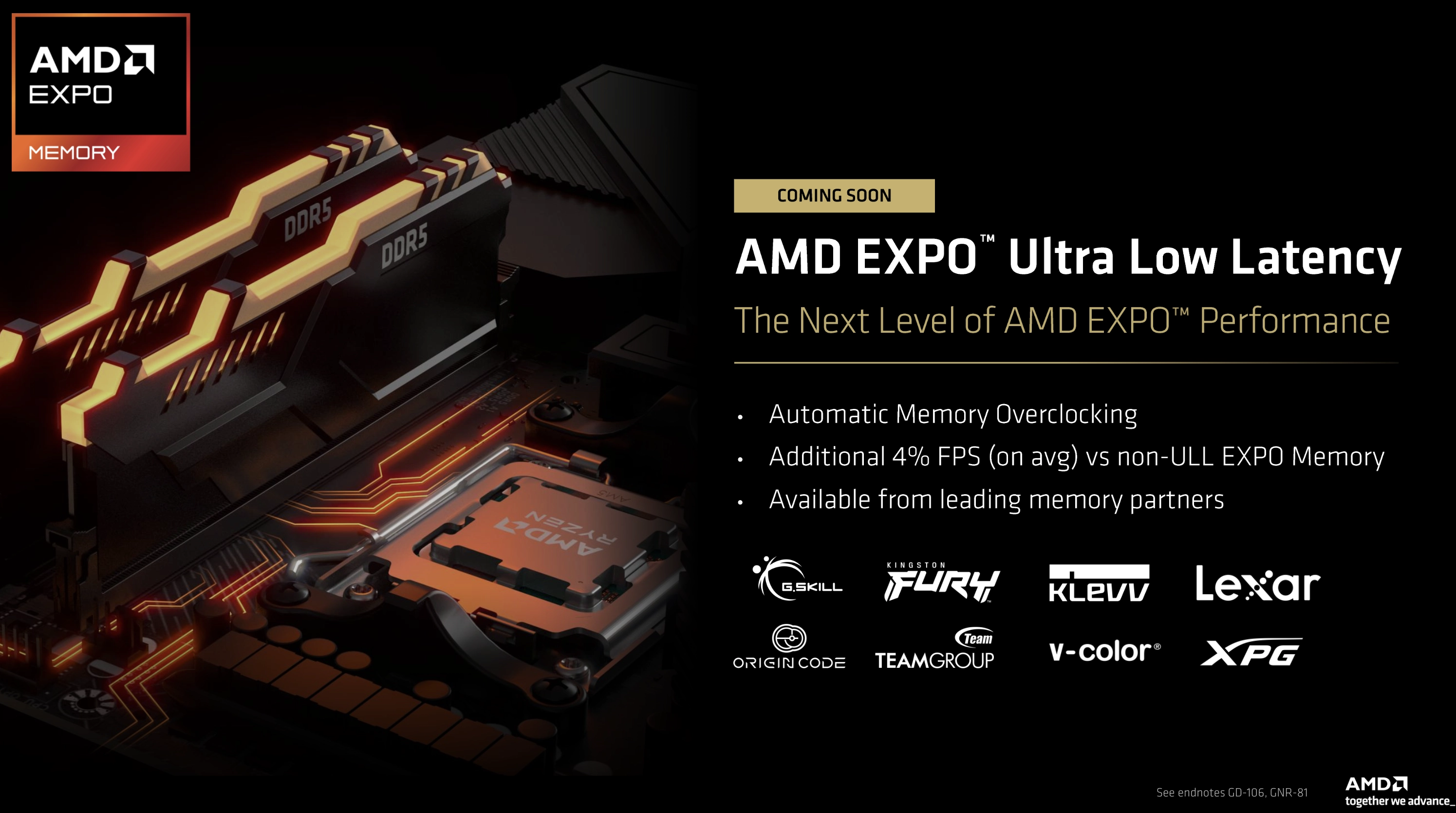 AMD EXPO Ultra Low Latency  Image © AMD