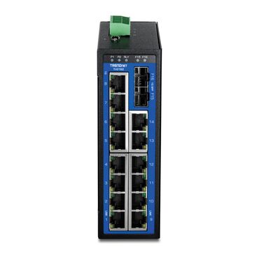 TRENDnet TI-G162 is a new Industrial Gigabit DIN-Rail Switch for Harsh Environments