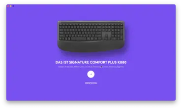 Logitech K880 Options Einführung Logitech K880 Options Einführung