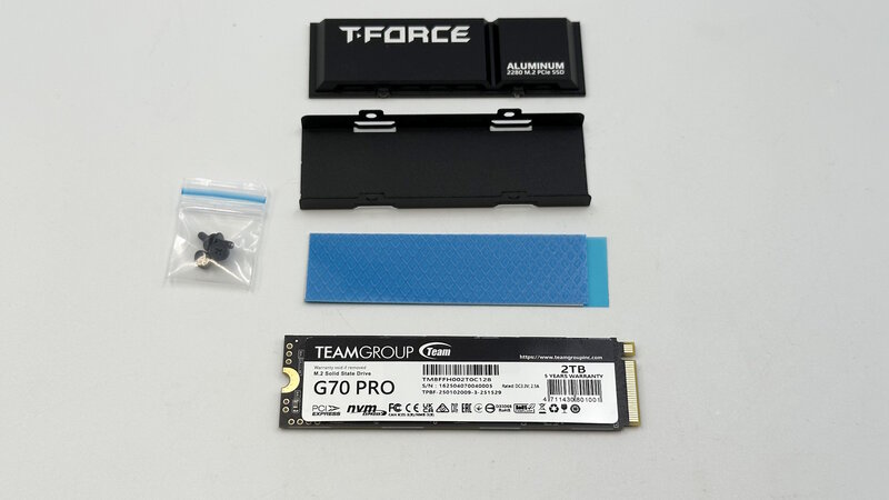T FORCE G70 Pro Inhalt