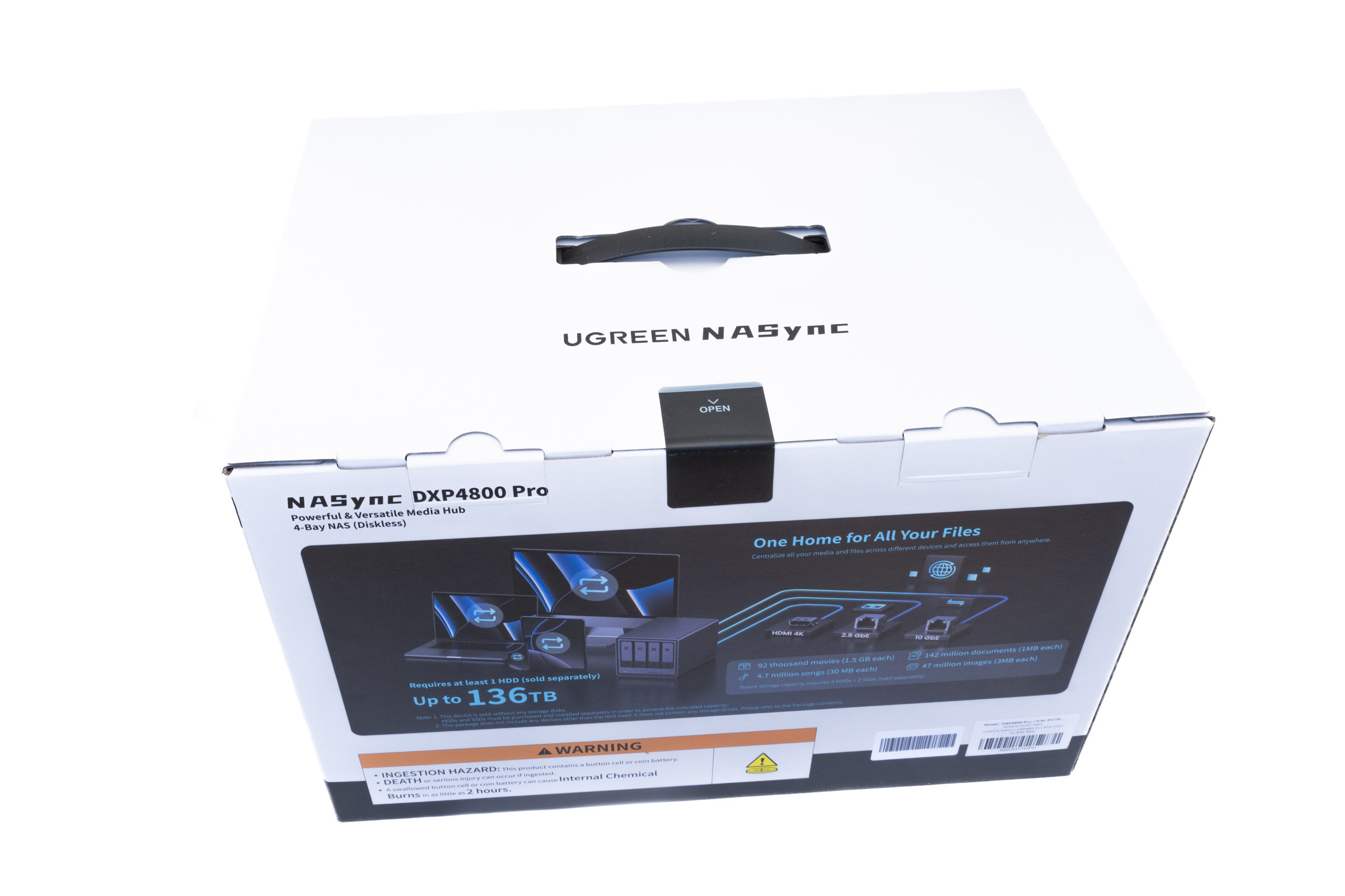 UGREEN DXP4800 Pro Packaging (Back) UGREEN DXP4800 Pro Packaging (Back)