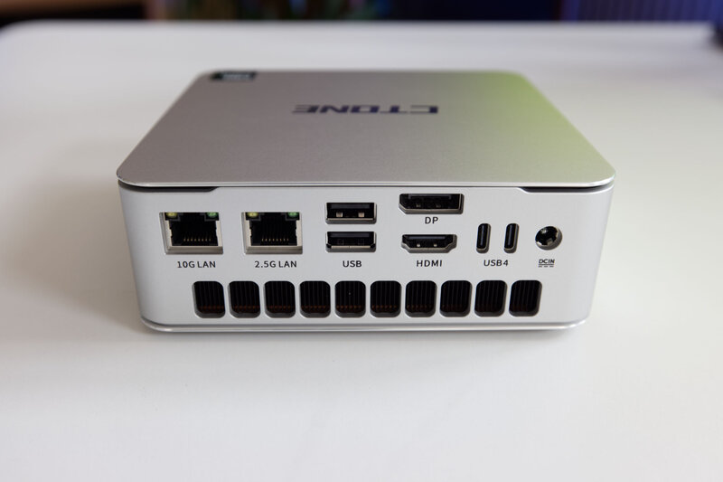 CTONE AM23 Mini PC Anschlüsse hinten CTONE AM23 Mini PC Anschlüsse hinten