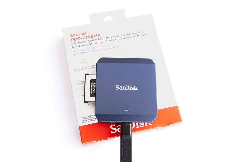 SanDisk PRO CINEMA CFexpress Type B Recorder Detail 2