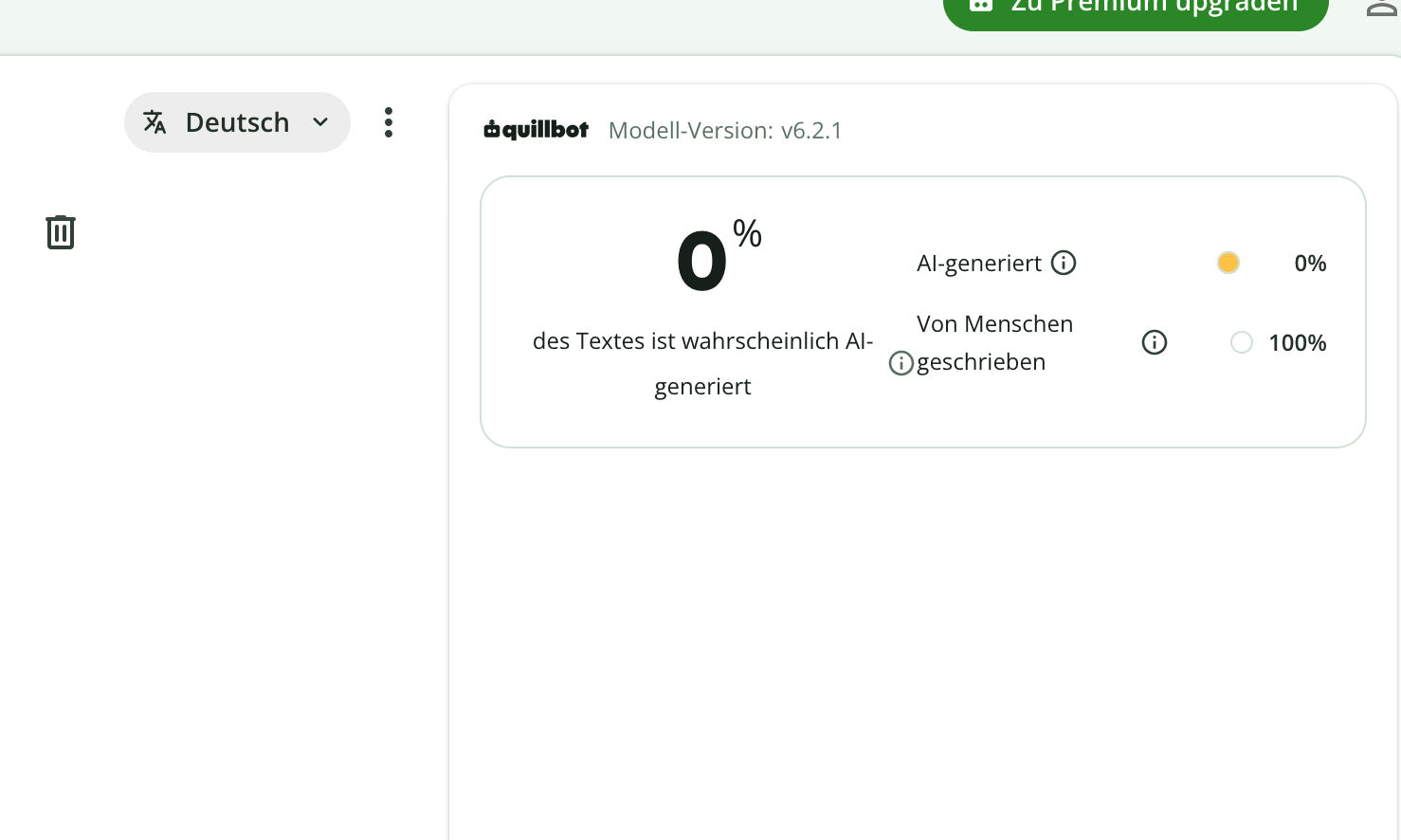 Kostenlose KI Detektoren