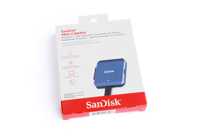 SanDisk PRO CINEMA CFexpress Type B Recorder Verpackung