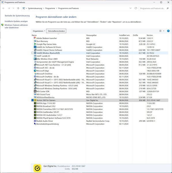 MSI MEG Vision X AI - Bloatware Installed MSI MEG Vision X AI - Bloatware Installed
