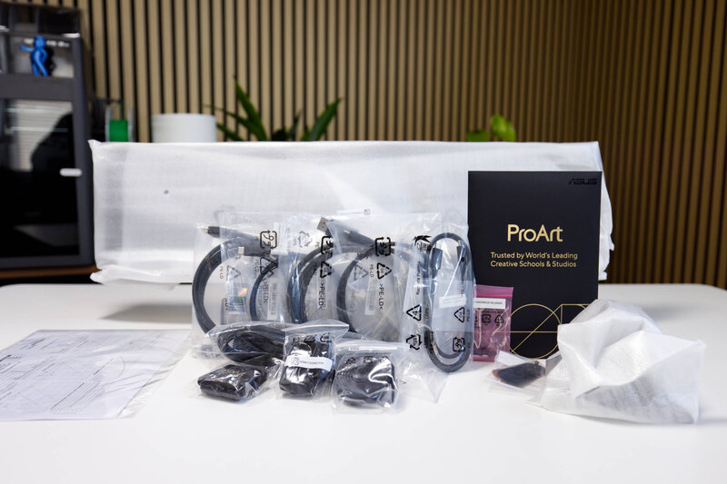 ASUS ProArt Display OLED PA27USD Package Contents ASUS ProArt Display OLED PA27USD Package Contents