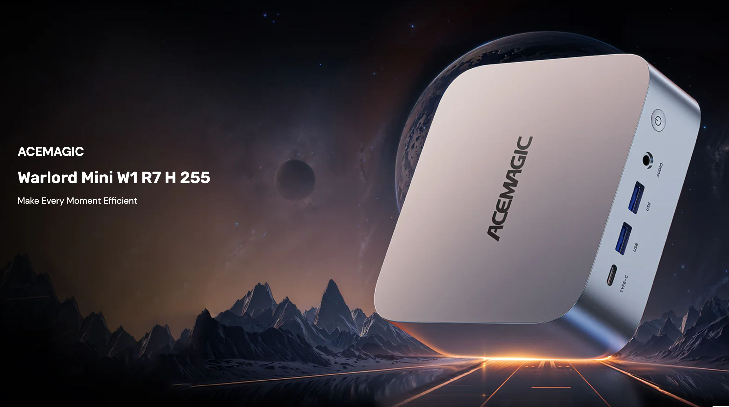 ACEMAGIC W1 Mini PC mit AMD Ryzen 7 H255 Prozessor  Image © ACEMAGIC