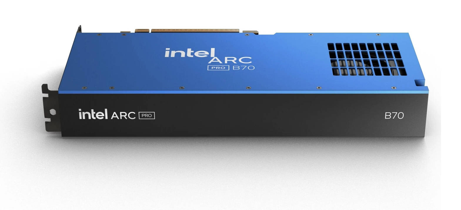 Intel Arc Pro B70 Grafikkarte  Image © Intel