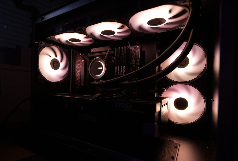 MSI MEG Vision X AI ARGB inside MSI MEG Vision X AI ARGB inside