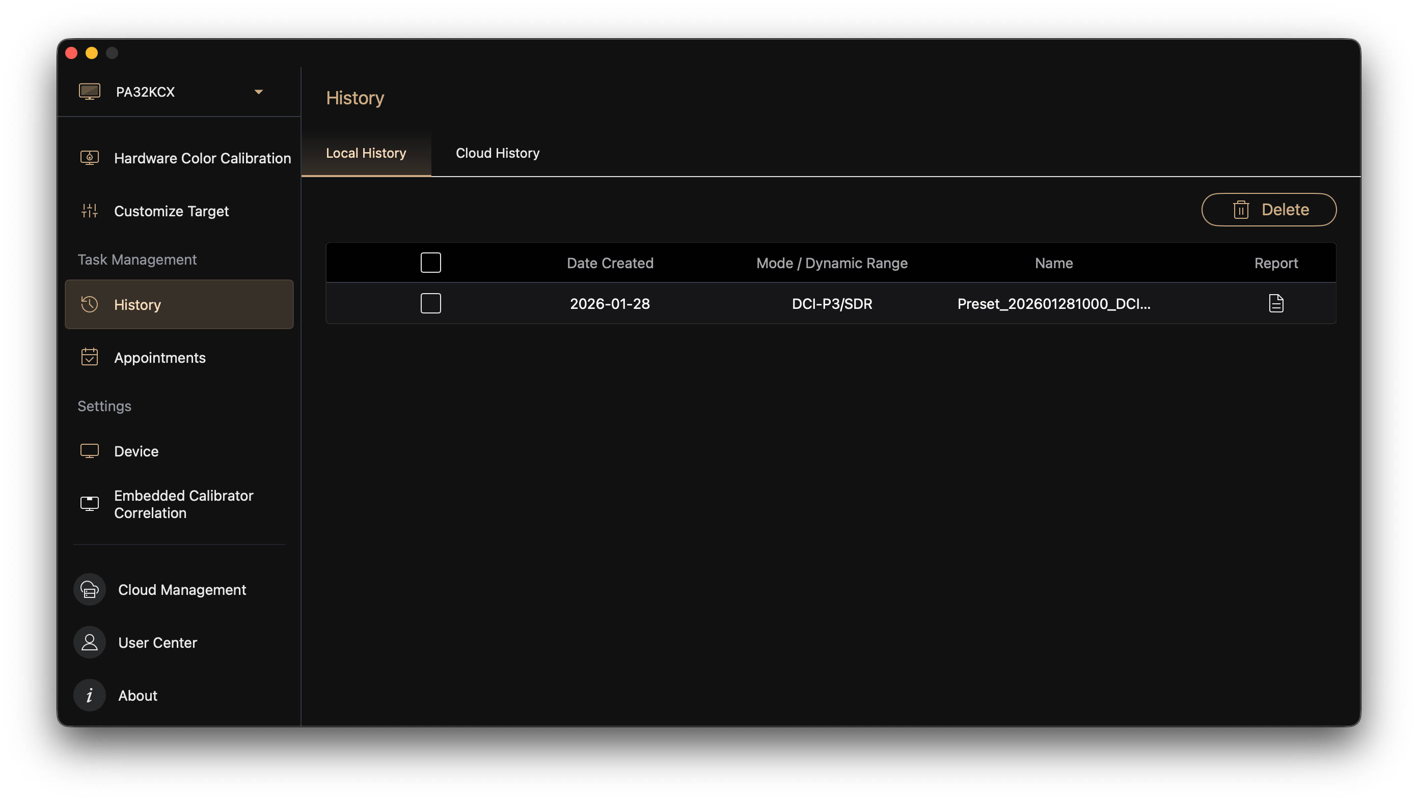 ASUS ProArt Calibration Report ASUS ProArt Calibration Report