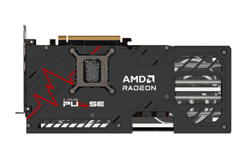 Sapphire Radeon RX 9070 GRE Pulse Rückseite Sapphire Radeon RX 9070 GRE Pulse Rückseite