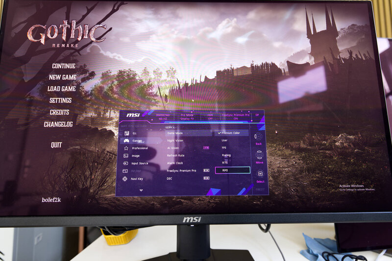 MSI MAG 321UPDE OSD Gaming RPG