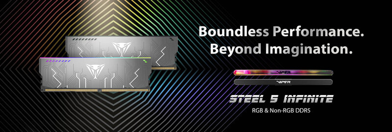 Patriot Viper Steel 5 Infinite DDR5 Release