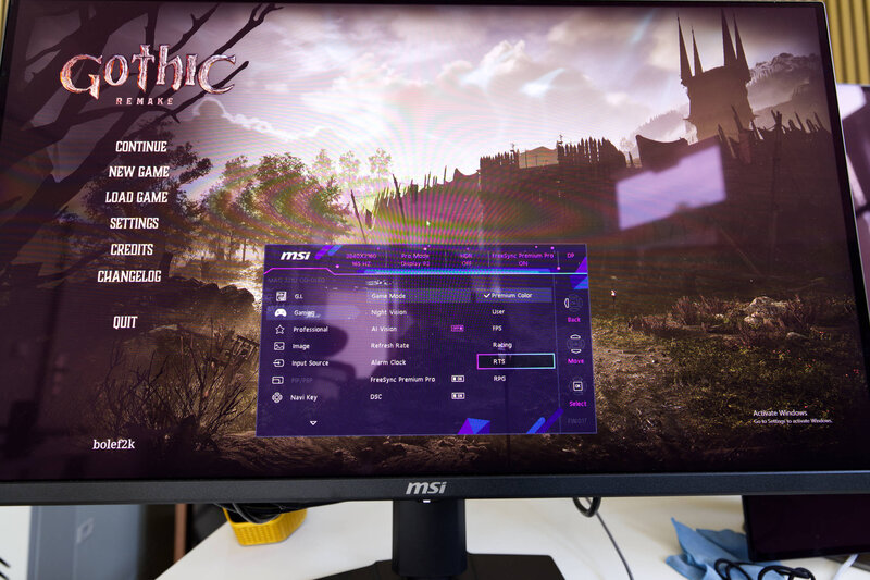 MSI MAG 321UPDE OSD Gaming RTS