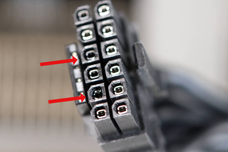 MSI GeForce RTX 5090 Gaming Trio OC Connector Pins MSI GeForce RTX 5090 Gaming Trio OC Connector Pins