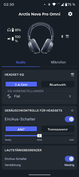 SteelSeries Arctis Nova Pro Omni App Android