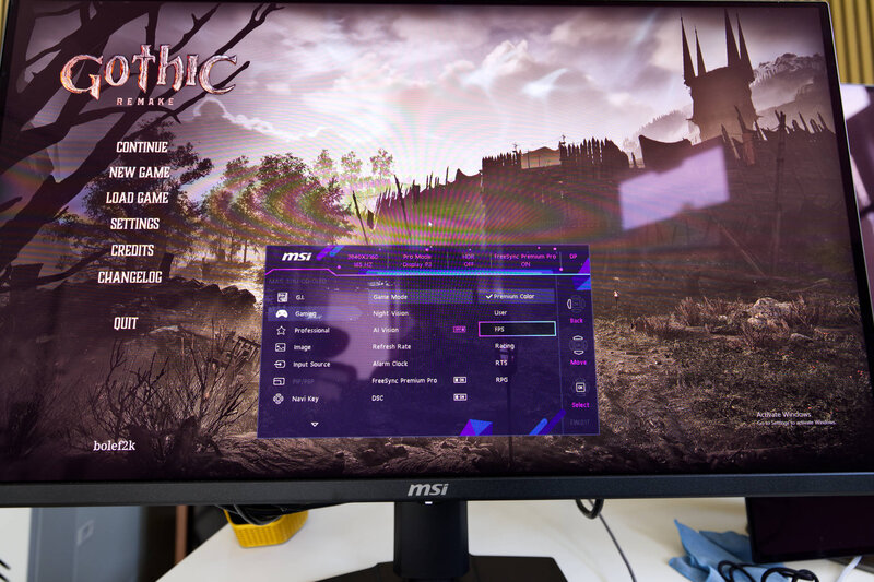 MSI MAG 321UPDE OSD Gaming FPS