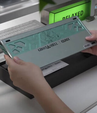 Ghost in the Shell Edition EV63 Hall Effect Tastaturrückseite Ghost in the Shell Edition EV63 Hall Effect Tastaturrückseite