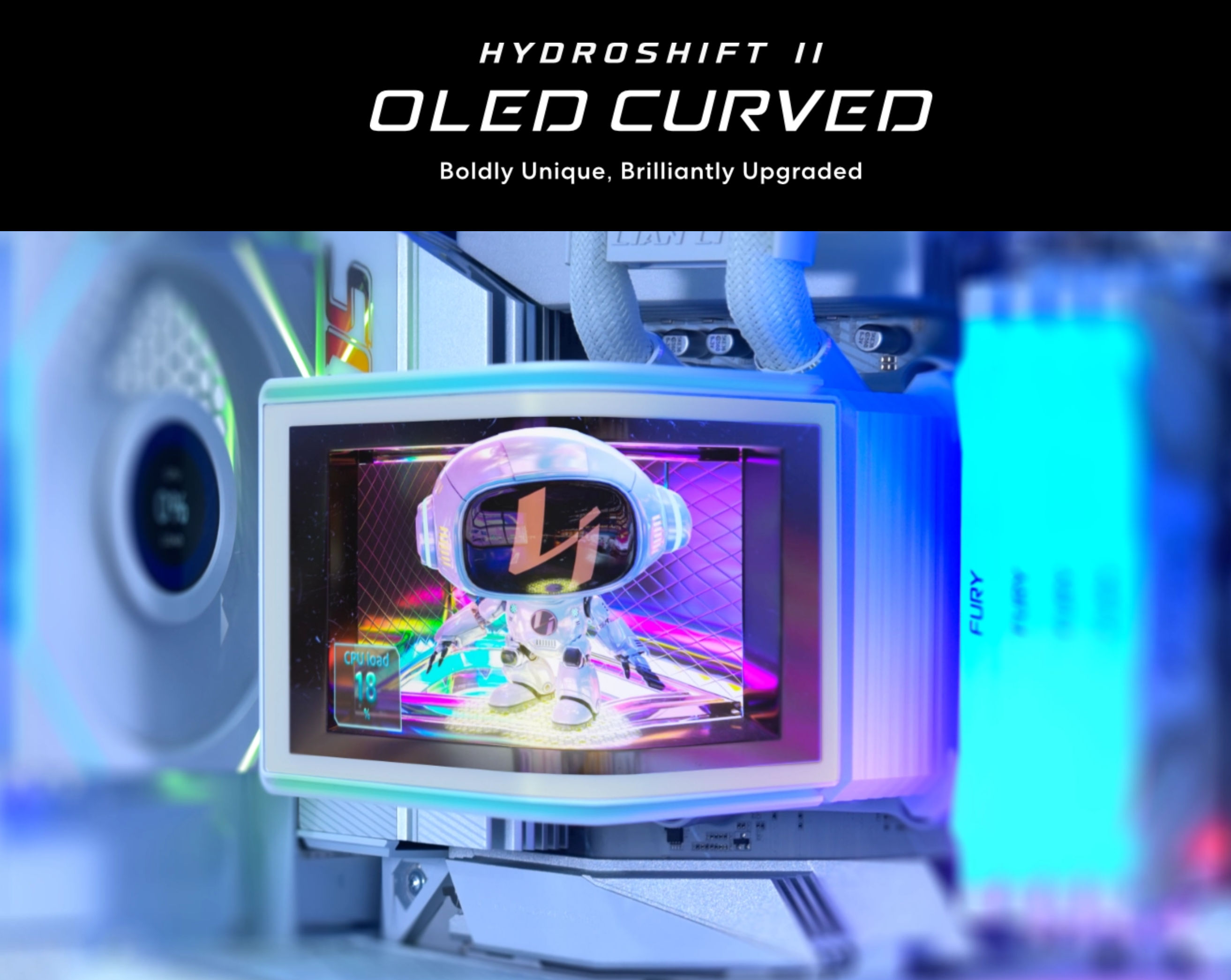 Lian Li HydroShift II OLED Curved 360 AIO  Image © Lian Li