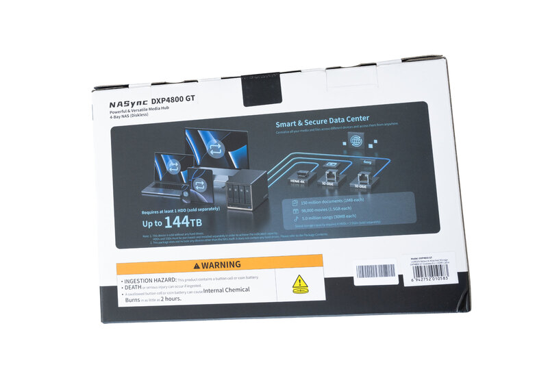 UGREEN DXP4800 GT Verpackung Rückseite UGREEN DXP4800 GT Verpackung Rückseite