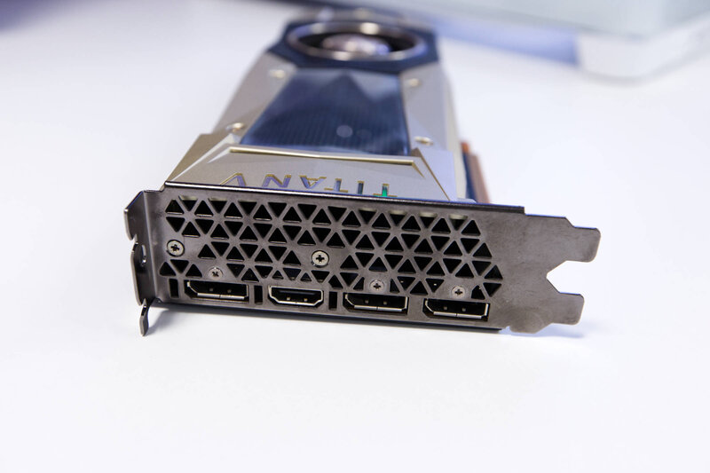 NVIDIA Titan V Anschlüsse NVIDIA Titan V Anschlüsse