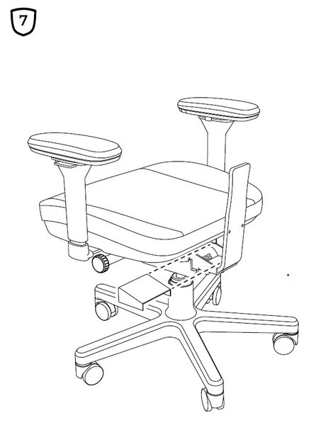 noblechairs AURA - Aufbau Innere Abdeckung