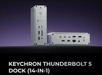 Keychron 14-in-1 Thunderbolt 5 docking station presented
