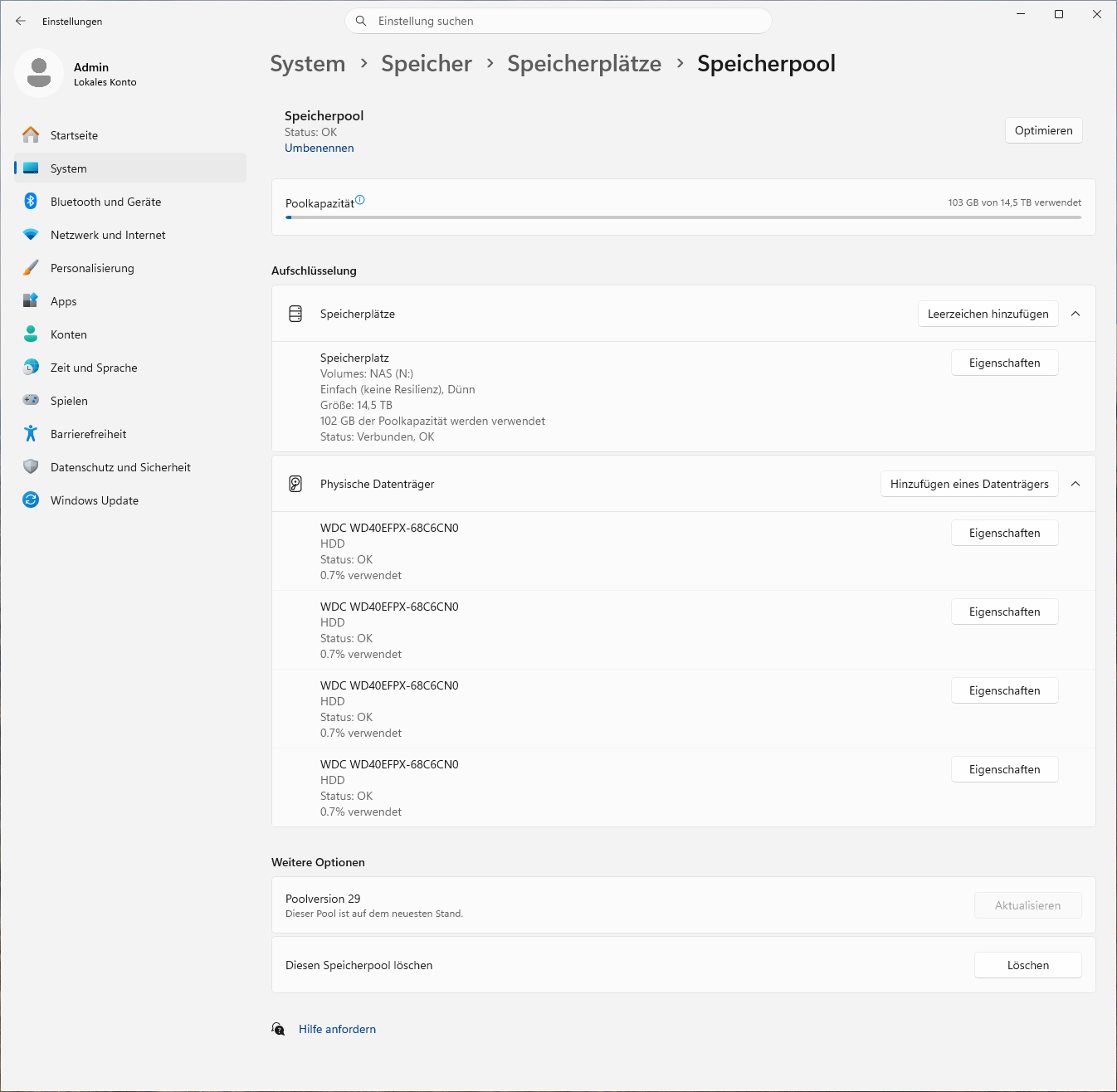 ACEMAGIC N3A Windows Storage Pool 1
