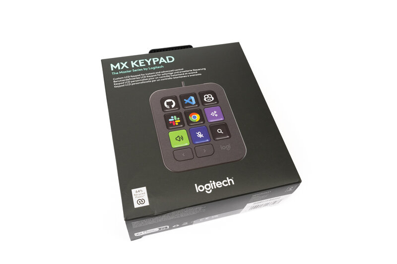 Front of the Logitech MX Keypad Packaging Front of the Logitech MX Keypad Packaging