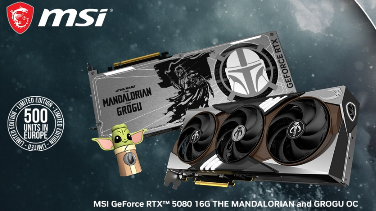 MSI GeForce RTX 5080 The Mandalorian and Grogu Grafikkarte MSI GeForce RTX 5080 The Mandalorian and Grogu Grafikkarte
