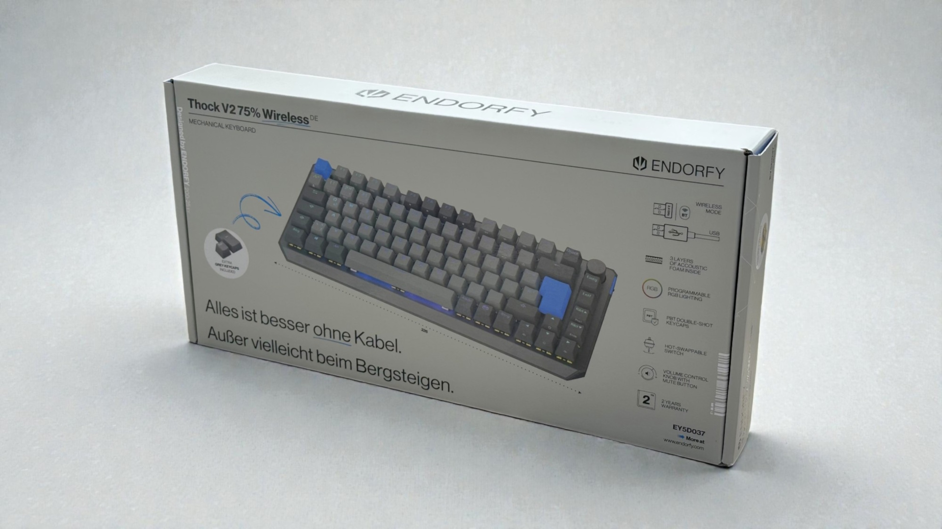 ENDORFY Thock V2 75 Wireless Verpackung Front ENDORFY Thock V2 75 Wireless Verpackung Front