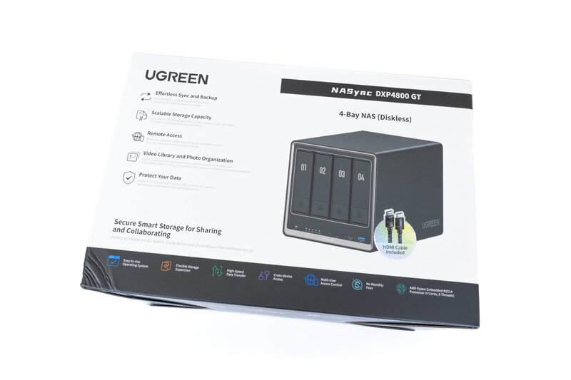 UGREEN DXP4800 GT Verpackung Front UGREEN DXP4800 GT Verpackung Front