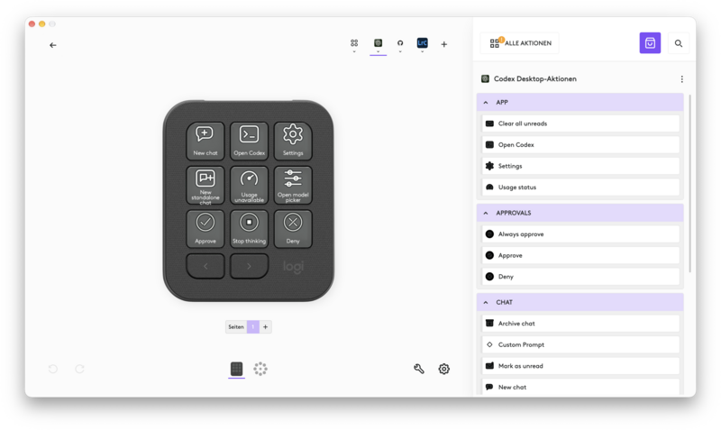 Logitech MX Keypad Options Codex Key Options Logitech MX Keypad Options Codex Key Options