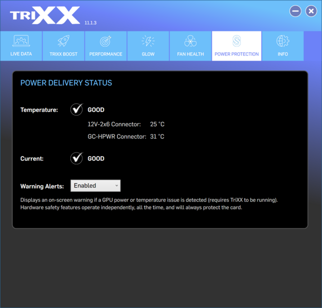 Sapphire NITRO X870EA PhantomLink Polar TrioXX GPU GC HPWR Temps