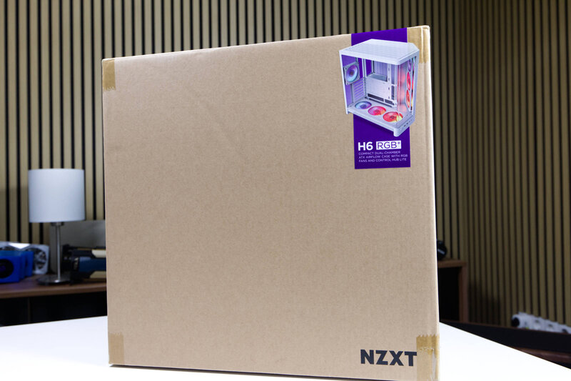 NZXT H6 RGB Verpackung Rückseite NZXT H6 RGB Verpackung Rückseite