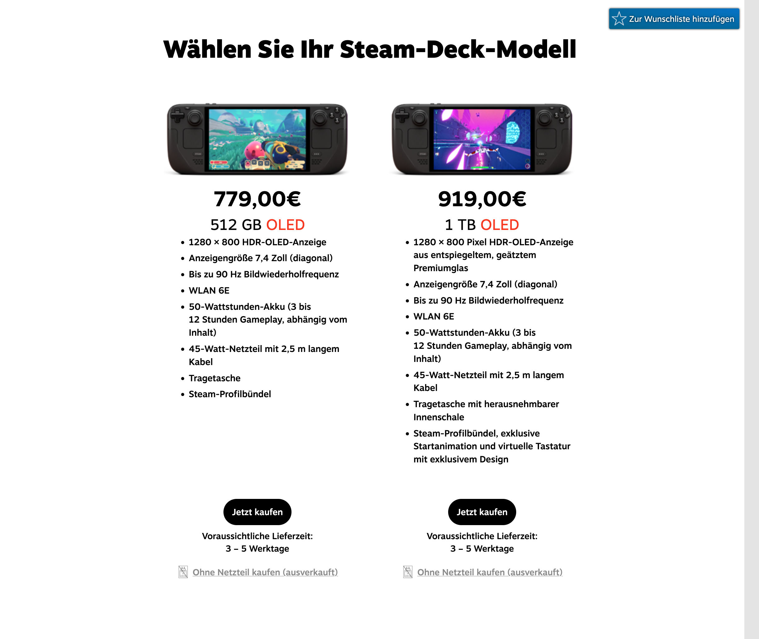 Steam Deck OLED Preiserhöhungen  Image © Valve