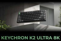 Keychron K2 Ultra 8K wireless mechanical keyboard with a sampling rate of 8000 Hz
