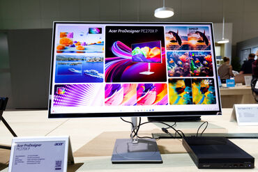 Acer ProDesigner PE270X-P 5K Mini-LED for professionals and Nitro XZ340CKR P for gamers showcased at IFA 2026
