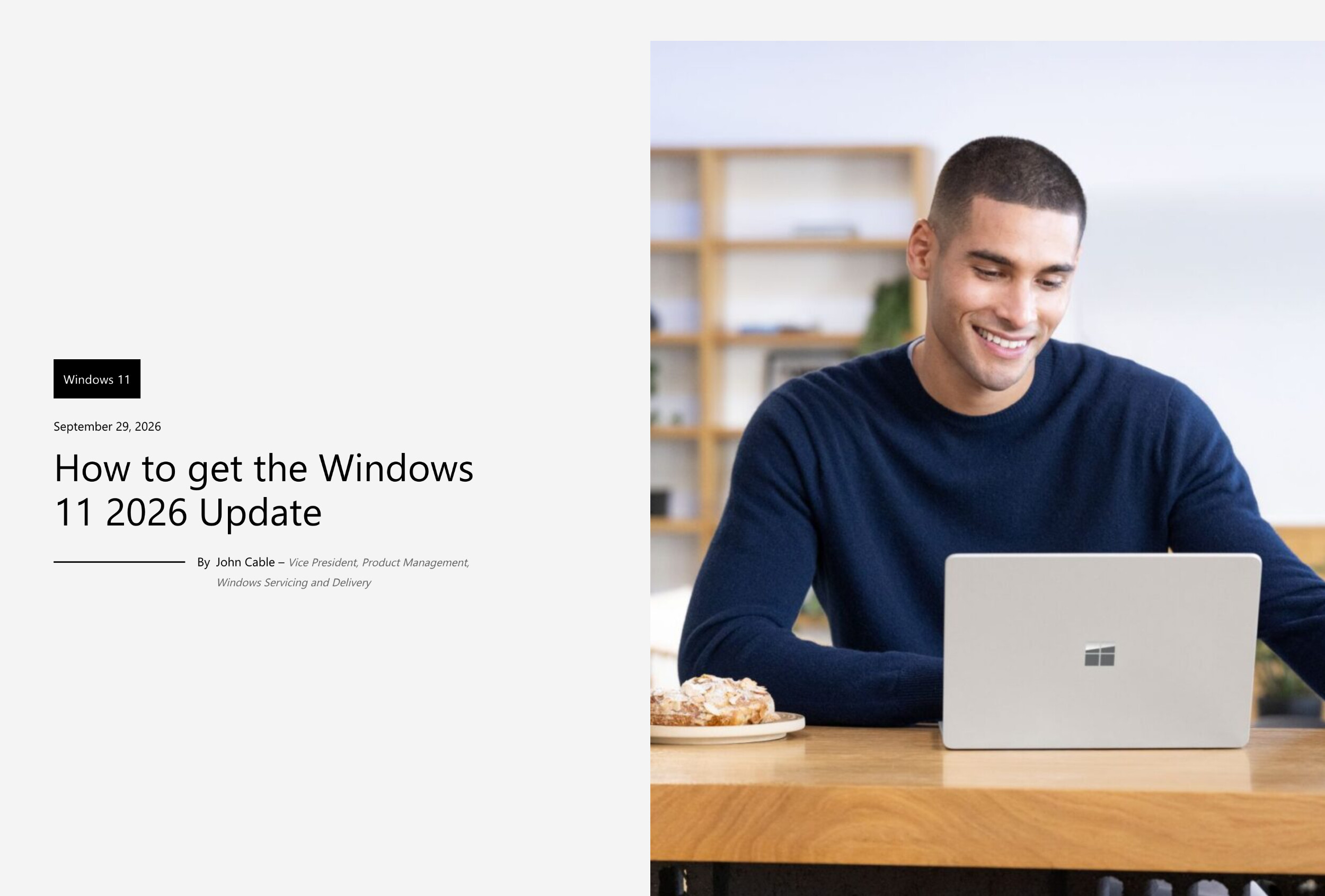 Windows 11 26H2 Update  Image © Microsoft