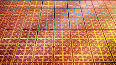 Intel 18A Wafer Perspective Intel 18A Wafer Perspective