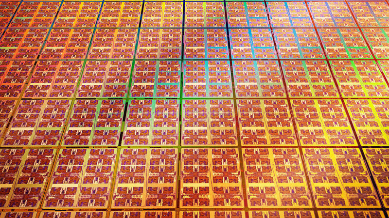 Intel 18A Wafer Perspective