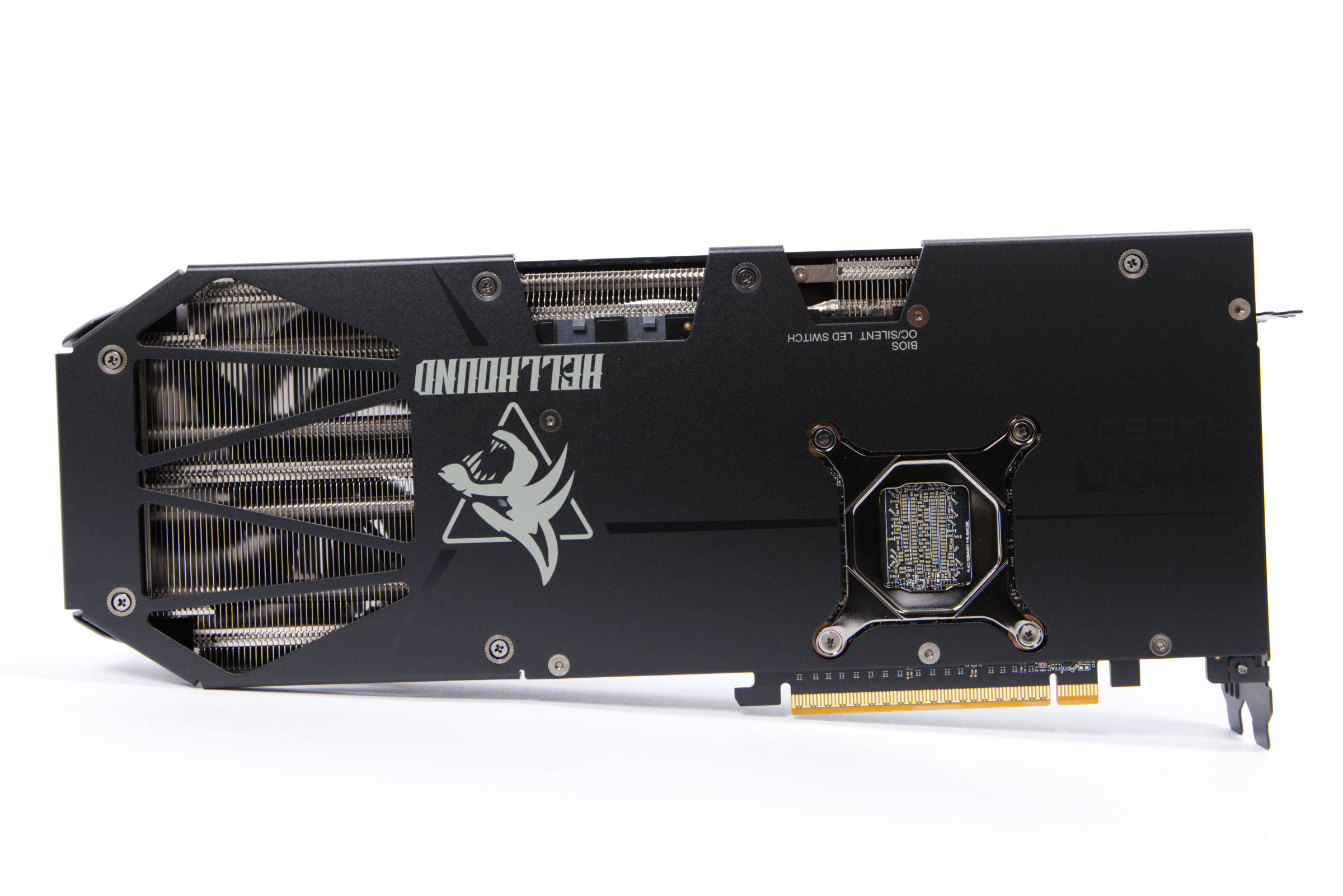 PowerColor Radeon RX 9070 Hellhound Rückseite PowerColor Radeon RX 9070 Hellhound Rückseite