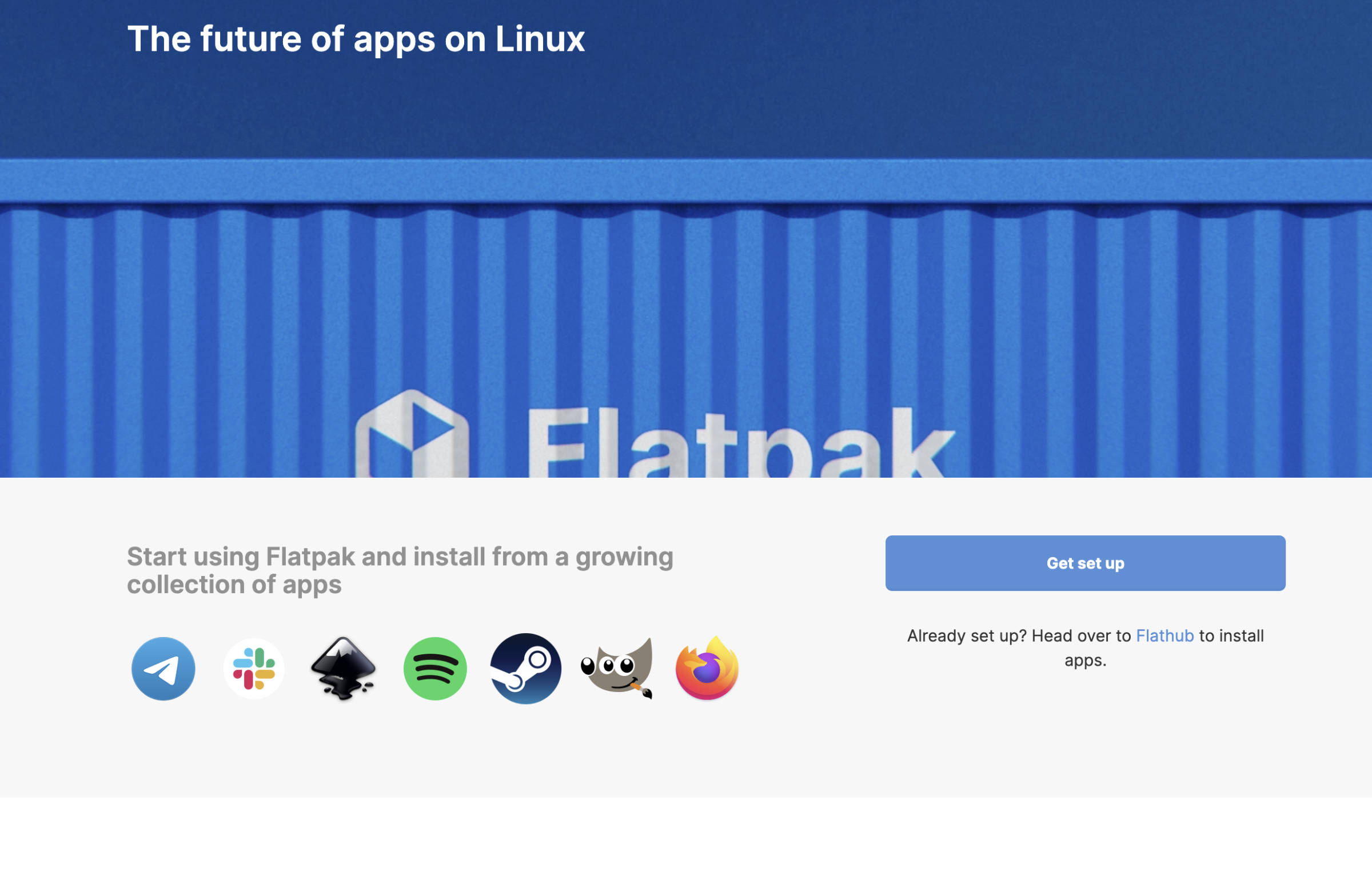 Flatpak  Image © Flatpak