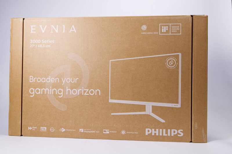 Philips Evnia 3000 27M2N3800A Verpackung Philips Evnia 3000 27M2N3800A Verpackung