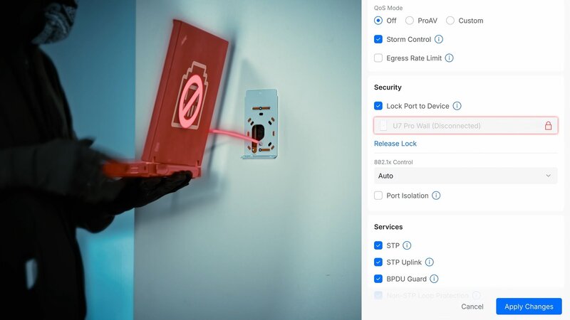 UniFi Network 10 6 Port Lock UniFi Network 10 6 Port Lock